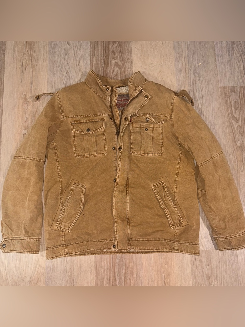 Levi’s Brown Winter Sherpa Coat - Size Large